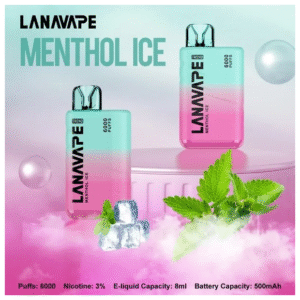 Lana拉娜拋棄式一次性電子煙|Lana Bar BC6000 Puffs|勁爽薄荷