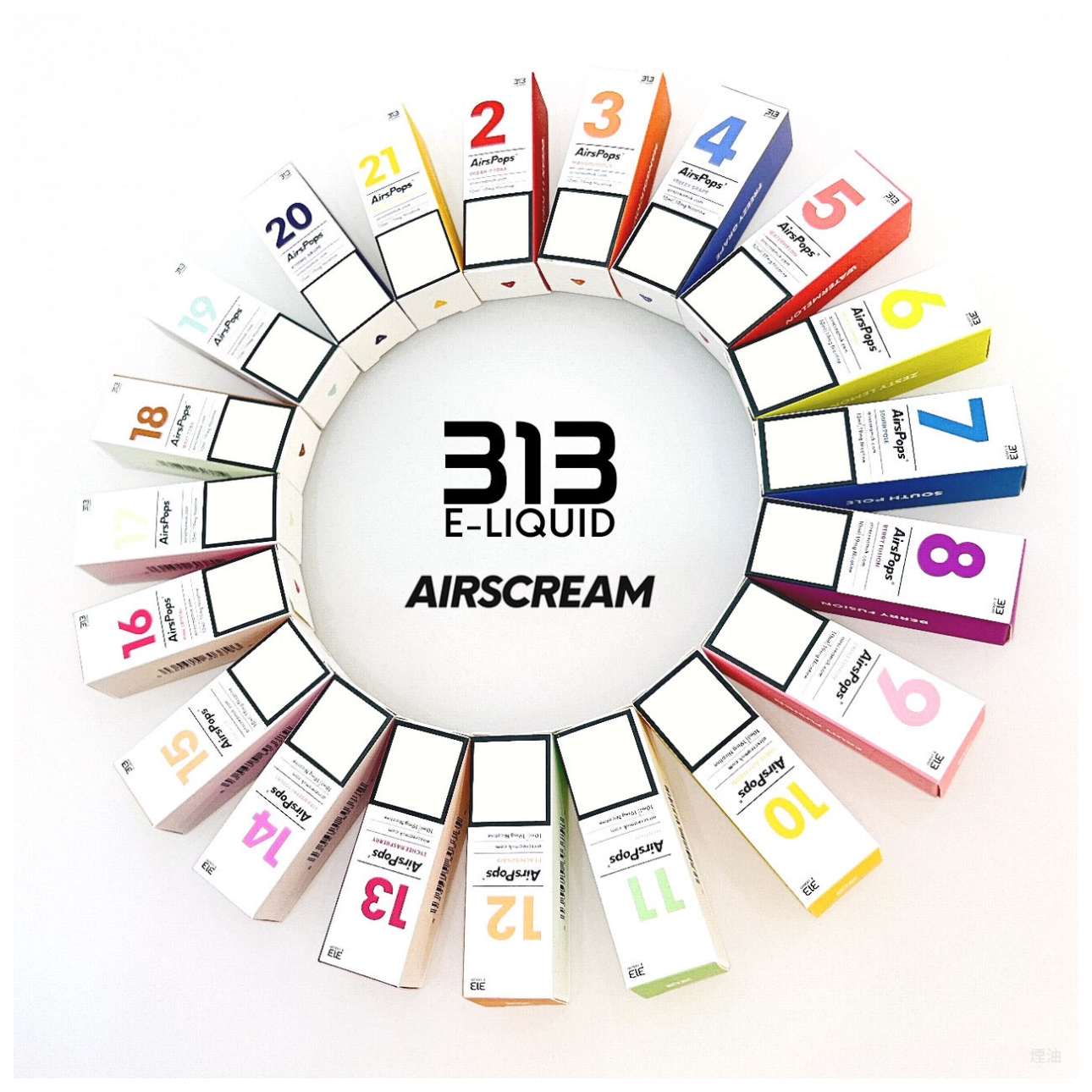 AIRSCREAM AIRSPOPS 313 數字電子煙小煙油官網台灣現貨