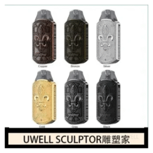UWELL電子煙 SCULPTOR雕塑家11W電鍍金屬與雕刻主機