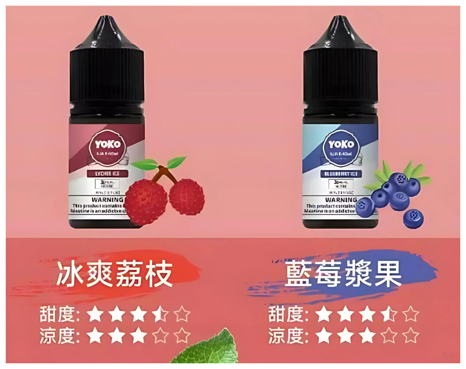 ILIA哩啞糖果果汁主機小煙油3.5%30ml 尼古丁鹽 | 17 種口味